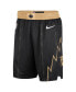 Men's Black and Gold Toronto Raptors 2021/22 City Edition Swingman Shorts