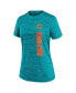 Women's Aqua Miami Dolphins Velocity Performance T-Shirt