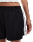 Monki sport short with white lace trim in black