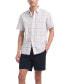 Men's Plaid Short Sleeve Button-Down Shirt