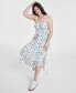 Women's Printed Empire-Waist Midi Dress, Created for Macy's