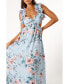 Women's Lucah Frill Shoulder Maxi Dress