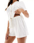 Loungeable Bride jersey short sleeve shirt & short set in ivory