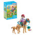 PLAYMOBIL Girl With Pony And Foal Construction Game