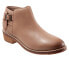 Softwalk Raleigh S2155-063 Womens Brown Leather Ankle & Booties Boots