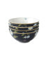 Heritage Collectables Midnight Uni Bowls in Gift Box, Set of 4