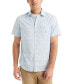 Men's Classic-Fit Stretch Boat-Print Button-Down Shirt