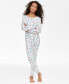 Family Pajamas Little & Big Kids Star Toss Cotton Snug-Fit Family Holiday Pajamas, Created for Macy's