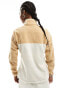 Columbia Benton Spring 1/2 snap fleece in cream and tan