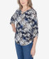 Classic Abstract Textured Patchwork Top