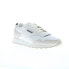 Reebok Glide Mens White Synthetic Lace Up Lifestyle Sneakers Shoes 9.5