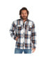 Men's Clothing Heavy Quilted Plaid Shirt Jacket