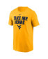 Men's Gold West Virginia Mountaineers Local Ultimate Chant T-Shirt