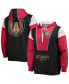 Men's Black Atlanta United Fc Highlight Reel Half-Zip Hoodie Windbreaker Jacket