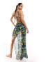 Public Desire print maxi sarong in multi