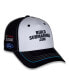 Men's White/Black Brad Keselowski BuildSubmarines.com Uniform Adjustable Hat