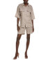 Beulah 2Pc Linen Shirt & Short Set Women's