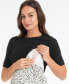 Women's Knitted Top Maternity Nursing Dress