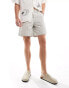 ASOS DESIGN chino short in stone