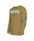 Men's Tan Charlotte Hornets 2023/24 City Edition Long Sleeve T-shirt