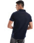 Tommy Hilfiger tipped polo shirt in navy