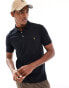 Polo Ralph Lauren slim fit pima polo multi player logo in black