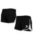 Women's Black Oakland Athletics Stretch French Terry Shorts