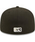 Men's Black Lansing Lugnuts Authentic Collection Team 59FIFTY Fitted Hat