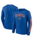 Men's Royal Florida Gators Distressed Arch Over Logo Long Sleeve T-shirt