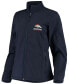 Women's Navy Denver Broncos Full-Zip Sonoma Softshell Jacket