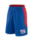 Men's Royal/Red New York Giants Go Hard Shorts