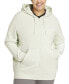 Plus Size Cotton French Terry Logo Hoodie