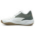 Puma Court Rider Pop Basketball Mens Green, White Sneakers Casual Shoes 3761070