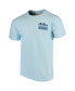 Men's Light Blue Ole Miss Rebels Comfort Colors Campus Icon T-shirt