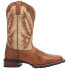 Laredo Koufax Square Toe Cowboy Mens Beige, Brown Casual Boots 7862