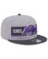 Men's Gray/Charcoal Los Angeles Lakers 2024 NBA Draft 9FIFTY Snapback Hat