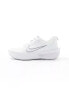 Nike Running Interact Run trainers in white and silver