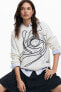 Women's M. Christian Lacroix brushstroke sweater