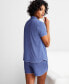 Women's 2-Pc. Short-Sleeve Notched-Collar Pajama Set XS-3X, Created for Macy's