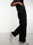 COLLUSION cargo trouser in black