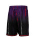 Men's Purple and Black Toronto Raptors 1998/99 Hardwood Classics Fadeaway Reload 3.0 Swingman Shorts