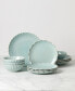 French Perle 12 Pc. Dinnerware Set, Service for 4