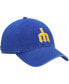 Men's Royal Seattle Mariners 1977 Logo Cooperstown Collection Clean Up Adjustable Hat