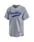 Men's Jackie Robinson Gray Brooklyn Dodgers Throwback Cooperstown Collection Limited Jersey