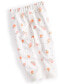 Baby Girls Mini-Apple-Print French Terry Pants, Created for Macy's