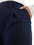 Cotton:On relaxed suit trousers in navy pinstripe