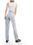 Monki Taiki high waist mom jeans in light blue