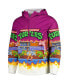 Men's Purple Teenage Mutant Ninja Turtles Half-Zip Lightweight Jacket