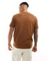 HUGO Red dulivio t-shirt in light brown