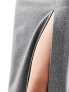 Mango tailored split front skirt on grey